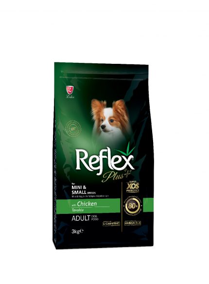 Reflex Plus Küçük & Mini Irk Tavuklu Yetişkin Köpek Maması 3 Kg-