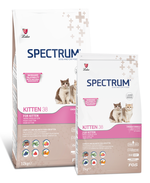 23.png Spectrum KITTEN38 Hipoalerjenik Tavuklu Yavru Kedi Maması - Görsel 1