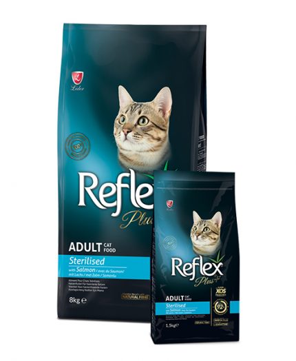 Reflex Plus Somonlu Kısırlaştırılmış Yetişkin Kedi Maması