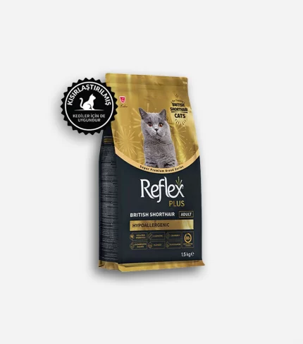Reflex Plus Hypoallergenic British Shorthair Özel Irk Yetişkin Kedi Maması 1,5 Kg